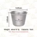 【一口剛好】15ml純鈦迷你烈酒杯 TA1鈦金屬小酒杯 鈦酒杯 迷你酒杯