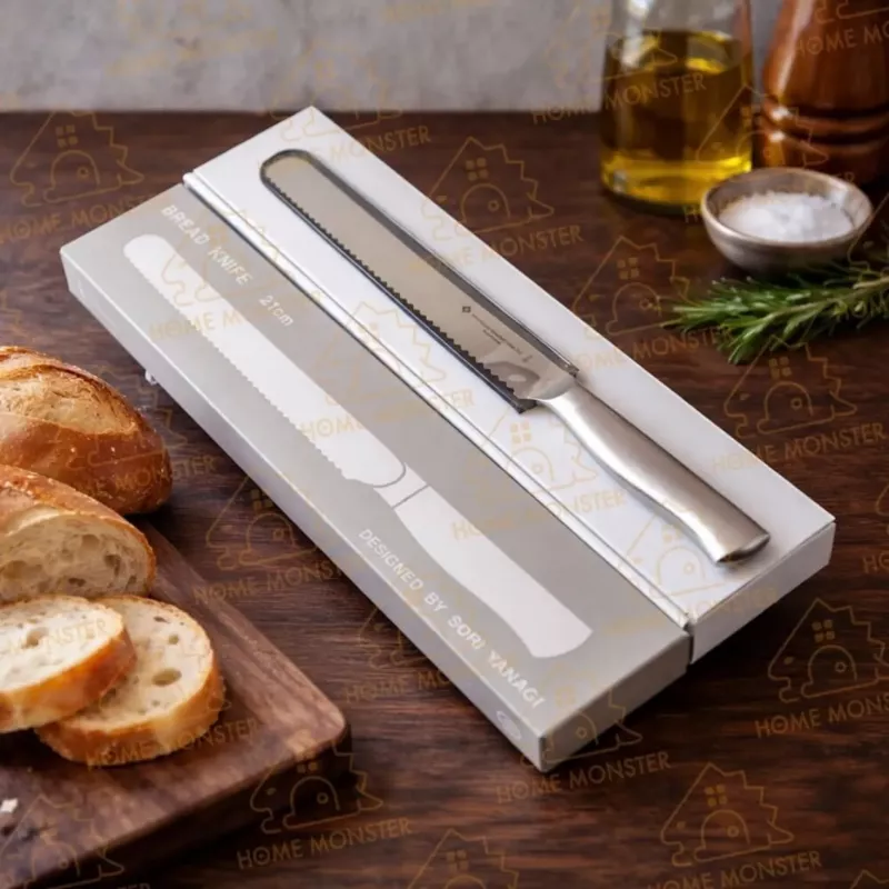 【柳宗理】日本製鋸齒麵包刀 21cm麵包刀 日本製 不鏽鋼麵包刀