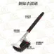 ﹝烤網剋星﹞烤網清潔刷 焚火台刷 烤網清潔磚 清潔鐵刷 烤肉網專刷