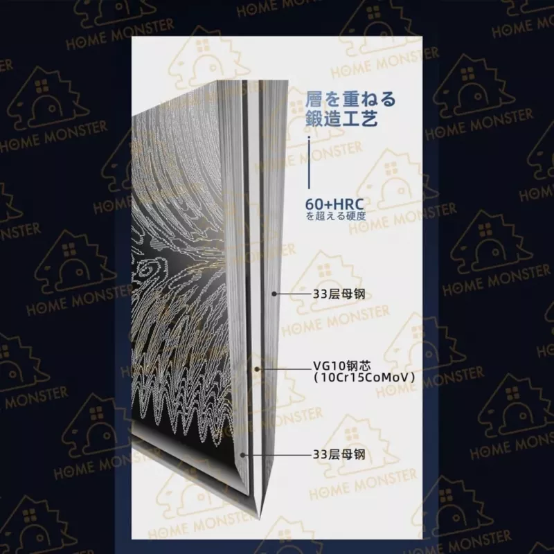 【俐落快切】日本卡拉里大馬士革菜刀 VG10鋼芯 切片刀 菜刀 剁骨刀 切肉