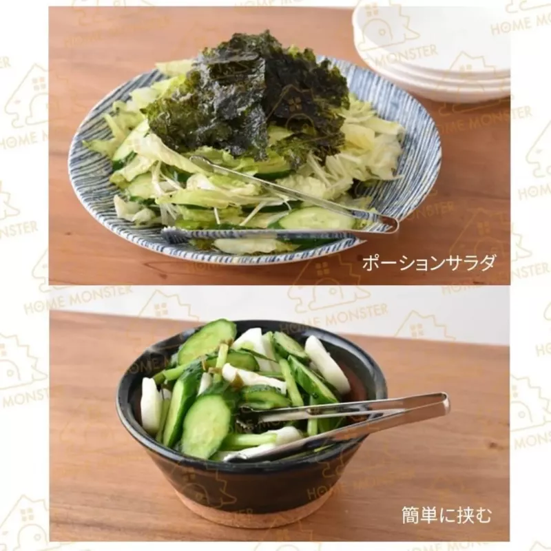【穩夾不滑】日本燕三條不鏽鋼小菜夾 小菜夾 分食夾 不鏽鋼夾 料理夾