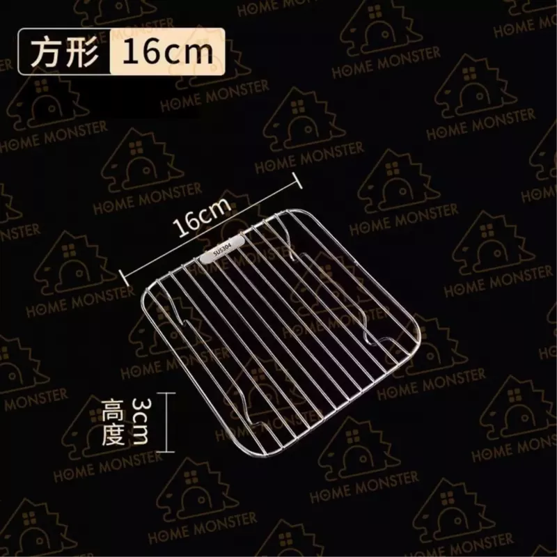 【瀝油酥脆】304不鏽鋼氣炸鍋瀝油架 瀝油架 炸物架 氣炸鍋烤盤 烤架