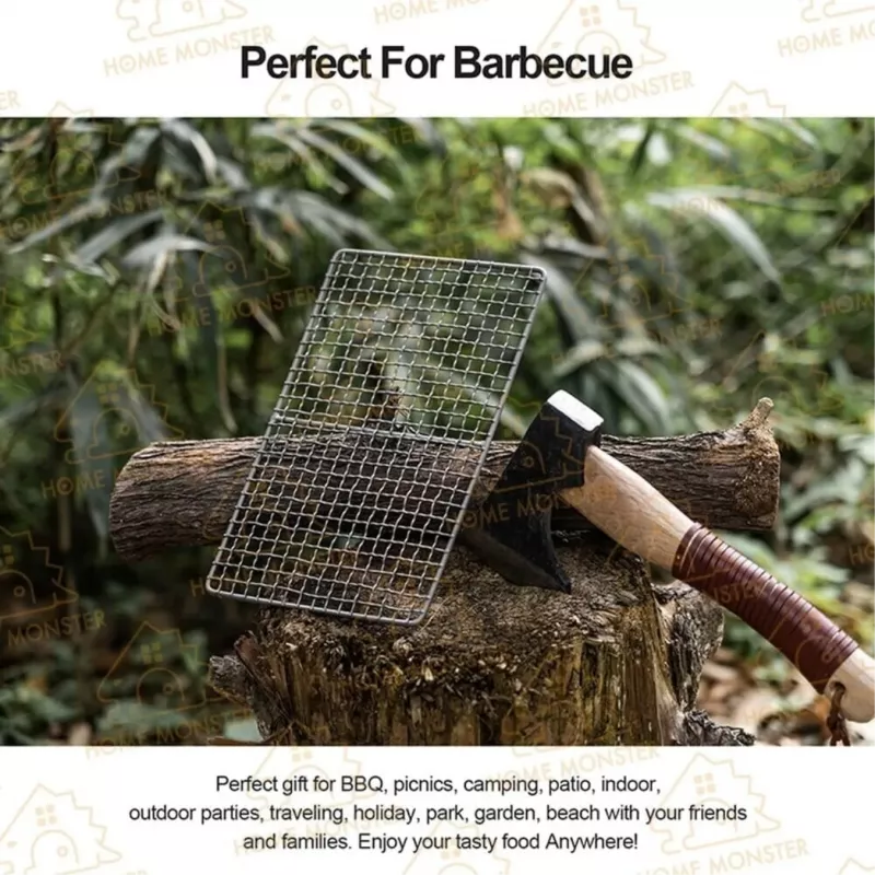 【鈦輕快烤】純鈦戶外純鈦烤網 純鈦烤網 露營烤網 BBQ烤架網