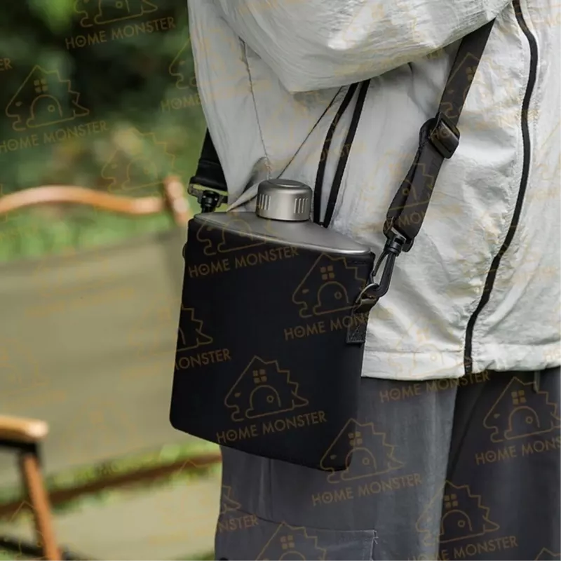 【鈦瓶無味】1.4L 純鈦旅行水壺 純鈦水瓶 大容量水杯 露營杯子 茶壺 茶杯