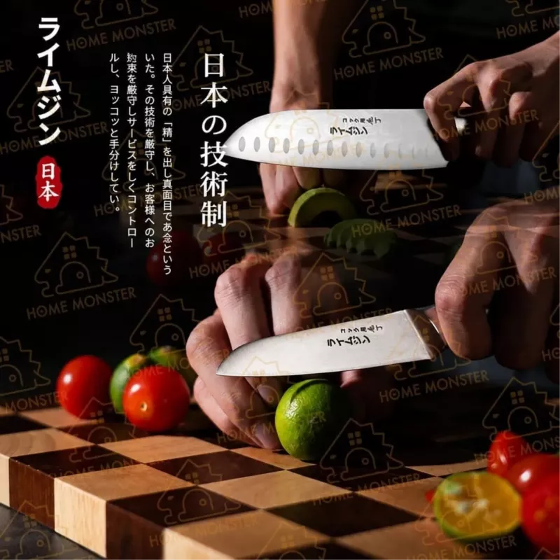 【鋒味三絕】日系三件式刀具組 一體成型菜刀 主廚刀 水果刀 廚房刀具組